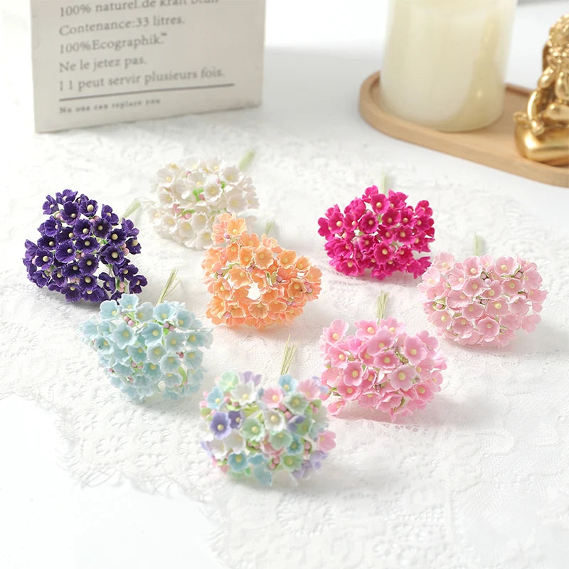 1/3/5Pcs Artificial Flower Bouquet Silk 11cm Fake Flowers for  Home Decor Garden Wedding Decoration DIY Craft Gifts Accessories