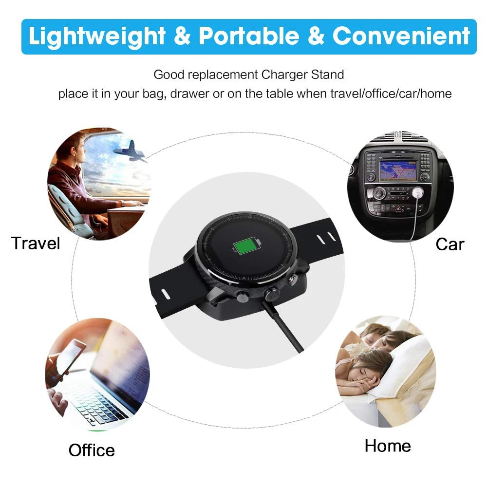 USB Charging Cable Stand Data Cord for Xiaomi Huami Amazfit Stratos Smartwatch 2/2S Wireless Charger Dock YDH
