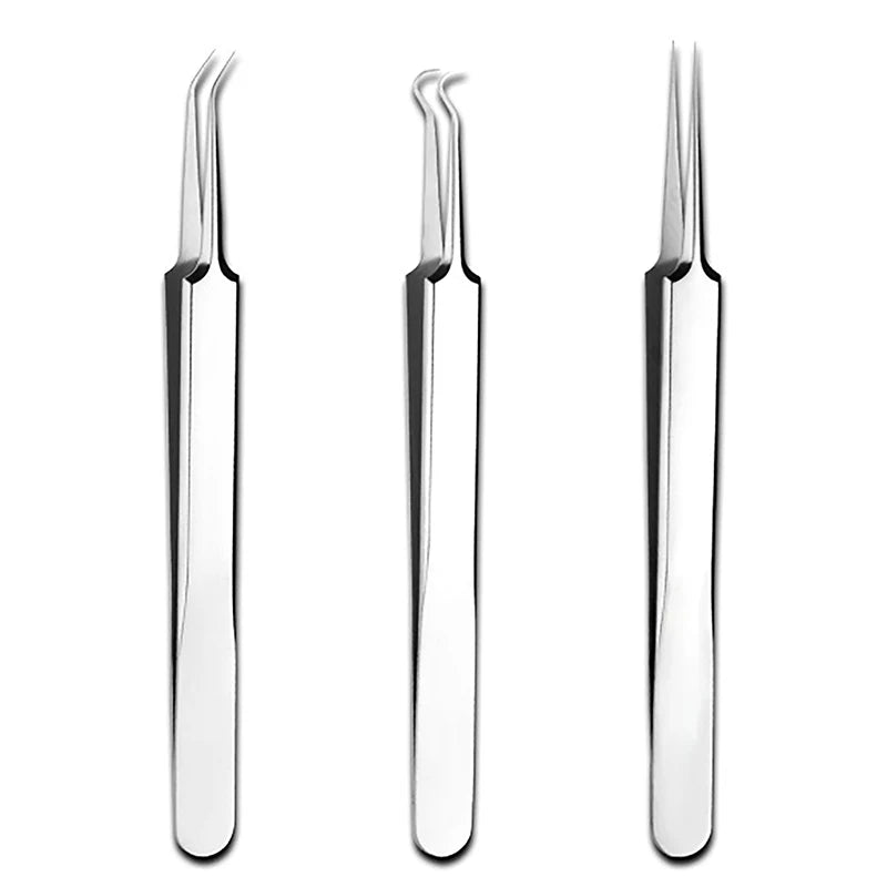 Cell Pimples Blackhead Remover Clip Ultra-fine Tweezers Black Dots Blackhead Extractor Acne Needle Facial Cleaner Skin Care Tool
