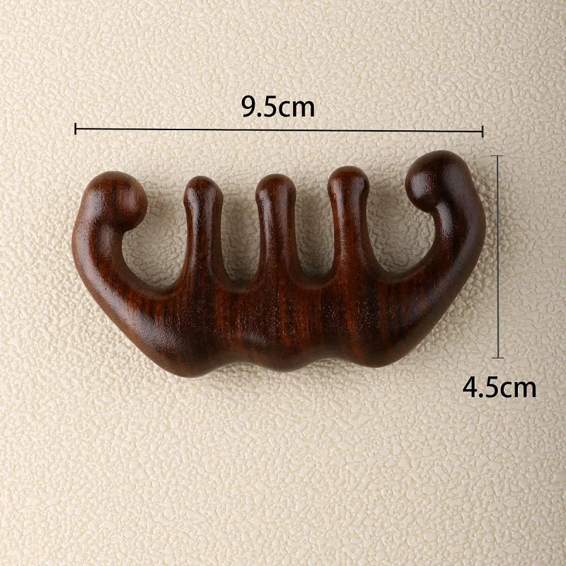 Wooden Massage Wood Massager Comb Scalp Head Oil Massager