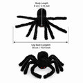 Giant Black Halloween Spider Decoration