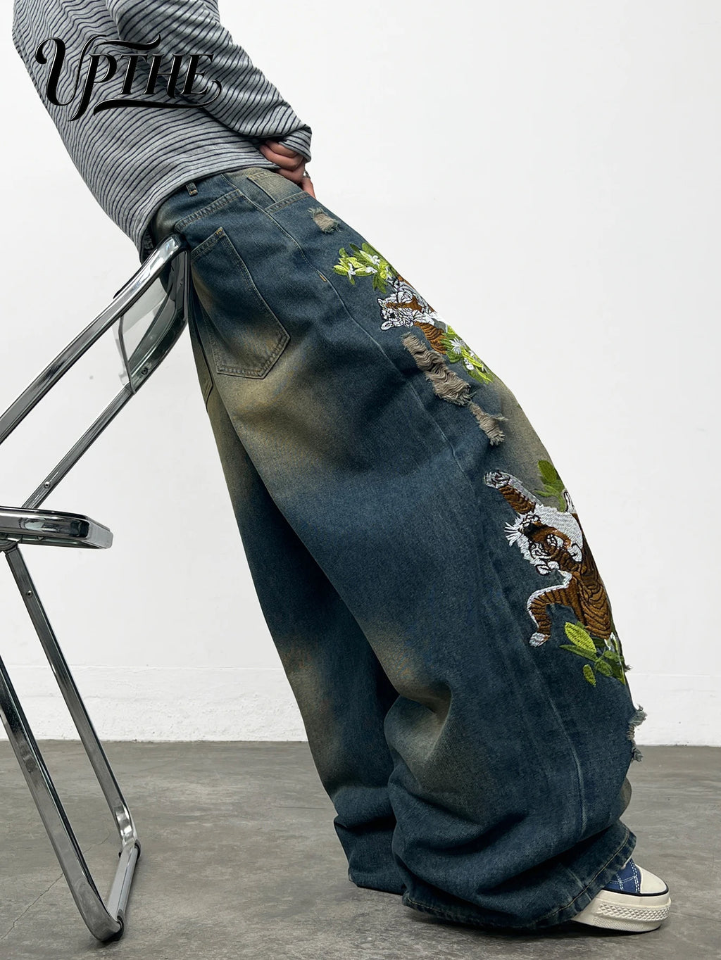 Men's Baggy Wide Leg Jeans