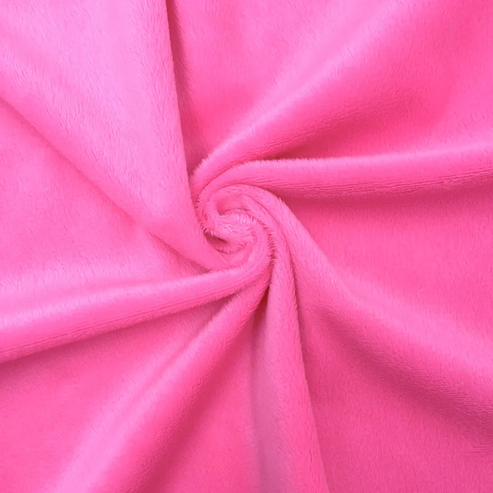 45x150cm Plain Short Plush Velvet Fabric for DIY Handmade Bedding Sheet Quilting Sewing Clothes Coat Lining Sofa Cover Bag Decor