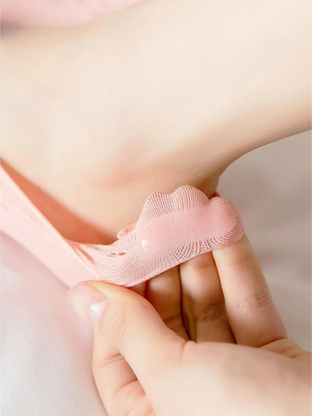 Women's Toe Socks, No Show Invisible Socks, Silicone Non-Slip Ladies Boat Socks, Low Cut, Breathable, Sweat Absorbing, Summer Thin