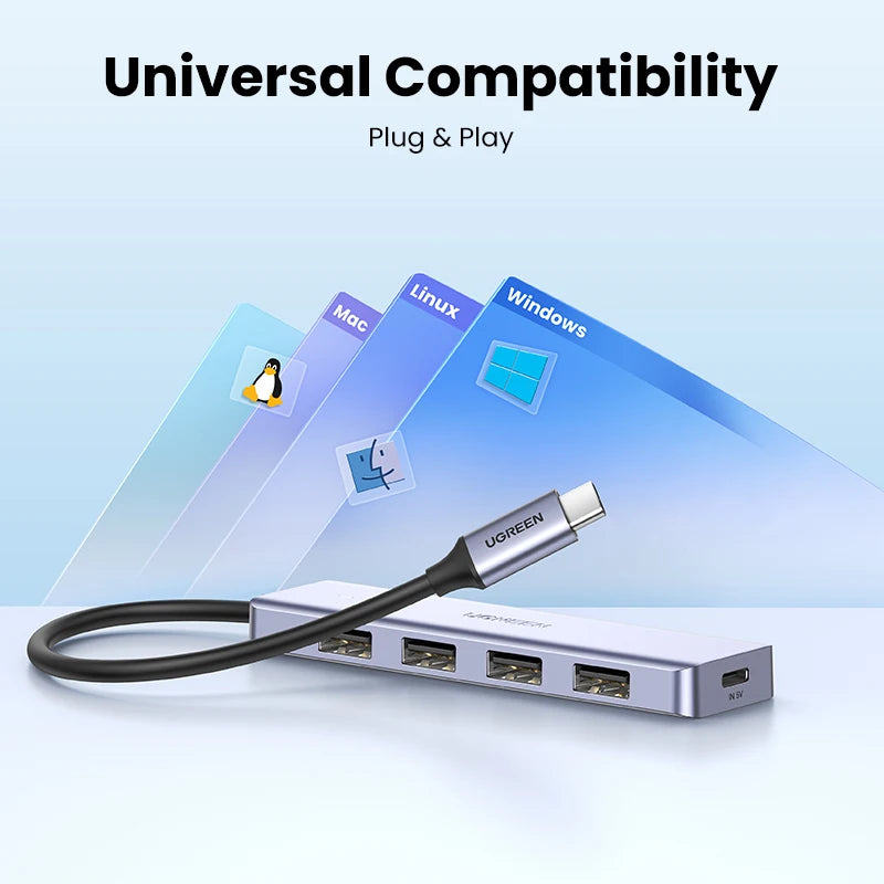 UGREEN USB C Hub 4 Ports USB Type C
