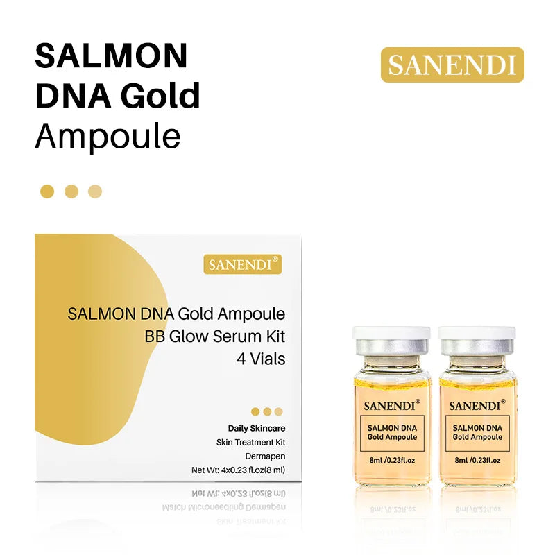 2 in 1 Salmon DNA &Jet Care VC serum firming deep skin care moisturizing whitening ampoule facial anti-aging Whitening Set