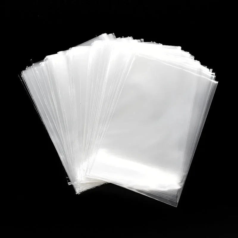 100Pcs Transparent Plastic Bags Candy Lollipop Cookie Packaging Clear Opp Cellophane Bag Christmas Gift Wedding Birthday Party