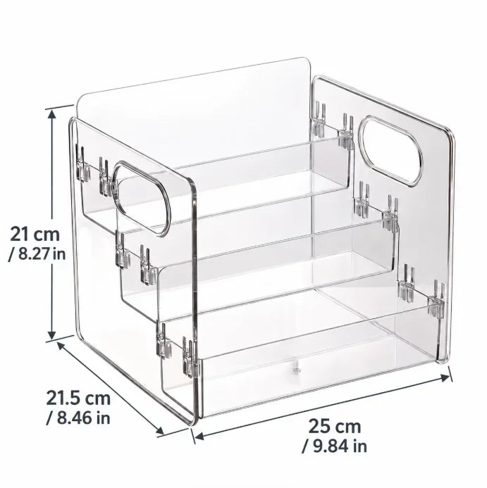 3 Tier Clear Acrylic Organizer Rack