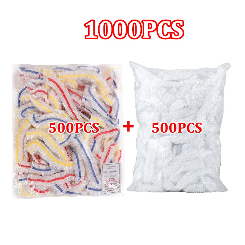 100-1000PCS Color Disposable Food Cover Wrap Food-Grade Fresh-keeping Film Bag Kitchen Disposable Bowl Cover Storage Wholesale