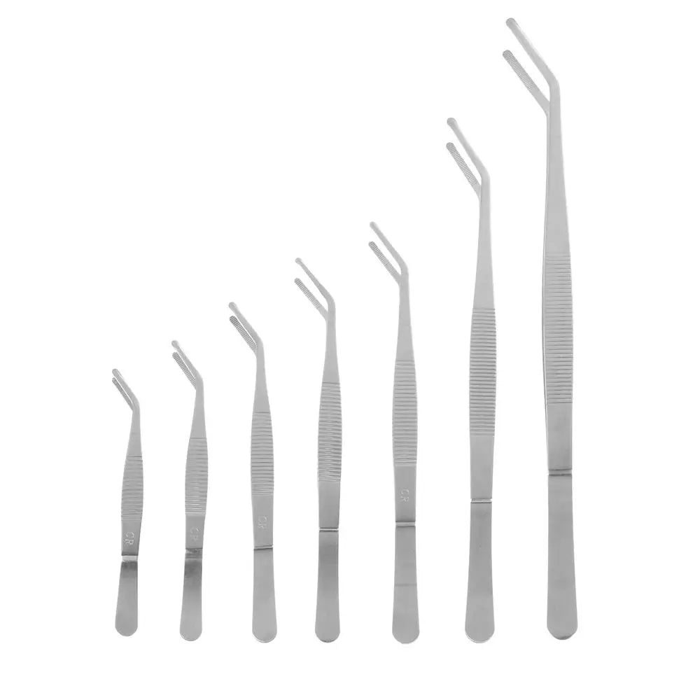 1Pc 7Size Barbecue Tongs Food Tongs Food Clip Kitchen Gadgets Stainless Steel Churrasco Tweezers Clip Buffet BBQ Restaurant Tool