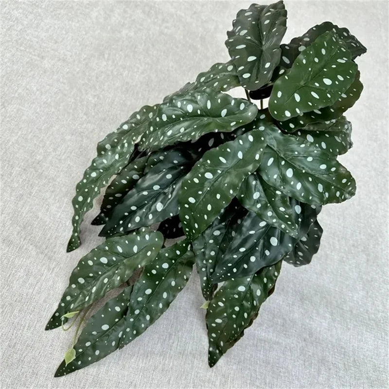 Simulated Bamboo Wind Horn Leaves Plastic Plants Auditorium Decor Artificial Green Plant Fake Flower Garden Festival Decoration