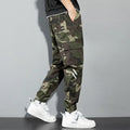 Black Cargo Pants Men Y2K Streetwear Casual Pants Green Plus Size