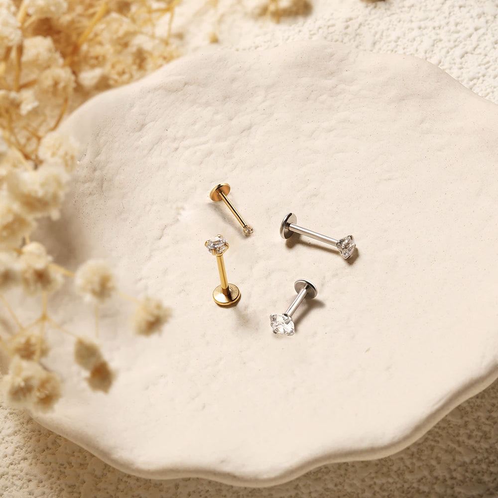 Stainless Steel Eearring Nose Stud Cartilage Piercing Jewelry