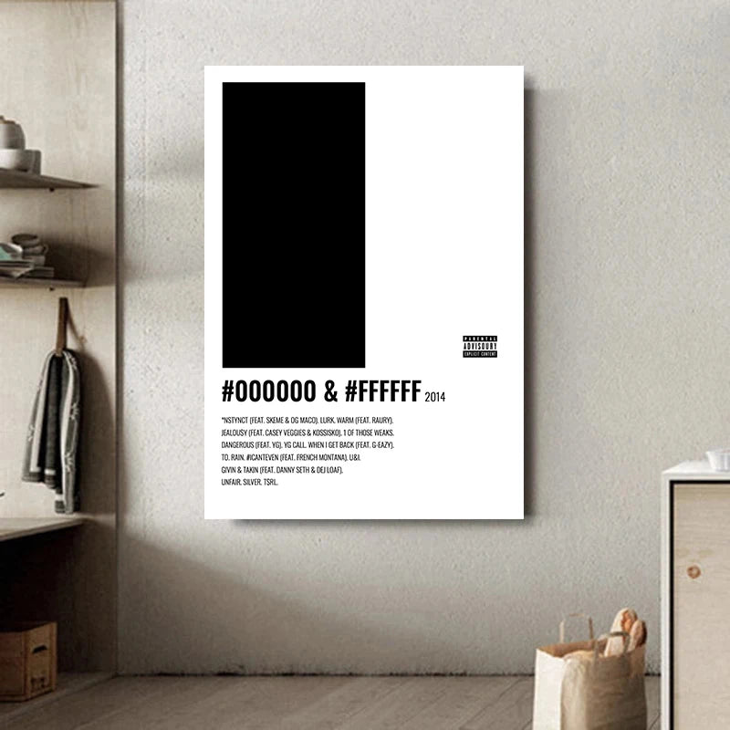 Vintage The Neighbourhood Wiped Out Album Music Cover Minimalist  Art Poster Canvas Painting Wall Prints Picture Room Home Decor