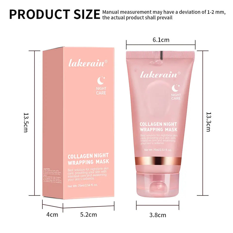 Deep Collagen Mask Korean Peel Off Mask Face Anti Wrinkle Lifting Skin Care Masks Bio Pack Night Wrapping Woman Skin Care
