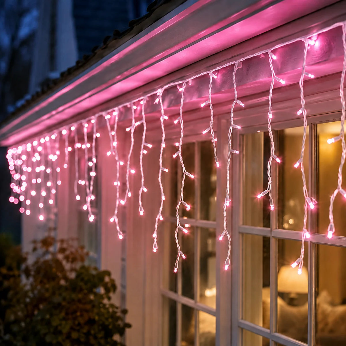 Halloween Blue Icicle Curtain Lights USB 6M/100LED 10M/200LED 8