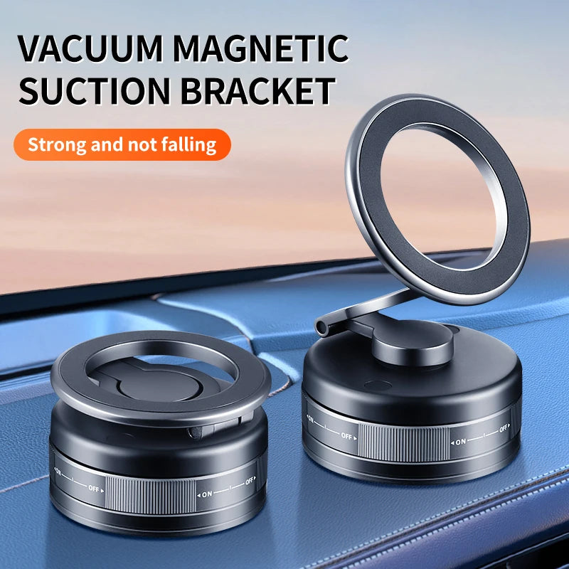 Zinc Alloy Vacuum Phone Holder 360 Suction Car Mount Dashboard Holder Universal Phone Holder for Car Gym Kitchen Car Accessories