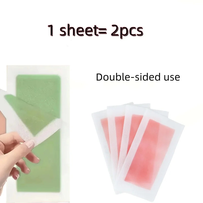10/20/100 Pcs Depilatory Wax Strips Hair Removal Wax Paper