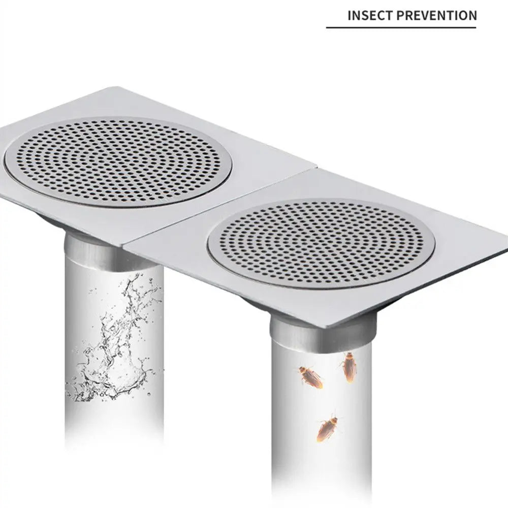 304 Stainless Steel Hair Filter Mesh Floor Drain Net Sewer Isolation Net Kitchen Bathroom Balcony Round Shower Drain Cover