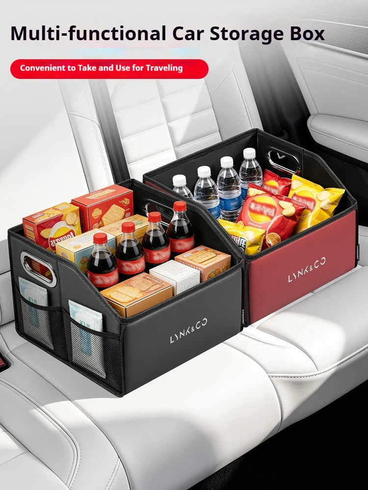 Car Trunk Storage Box Multifunctional Toolbox Trunk Organizer For