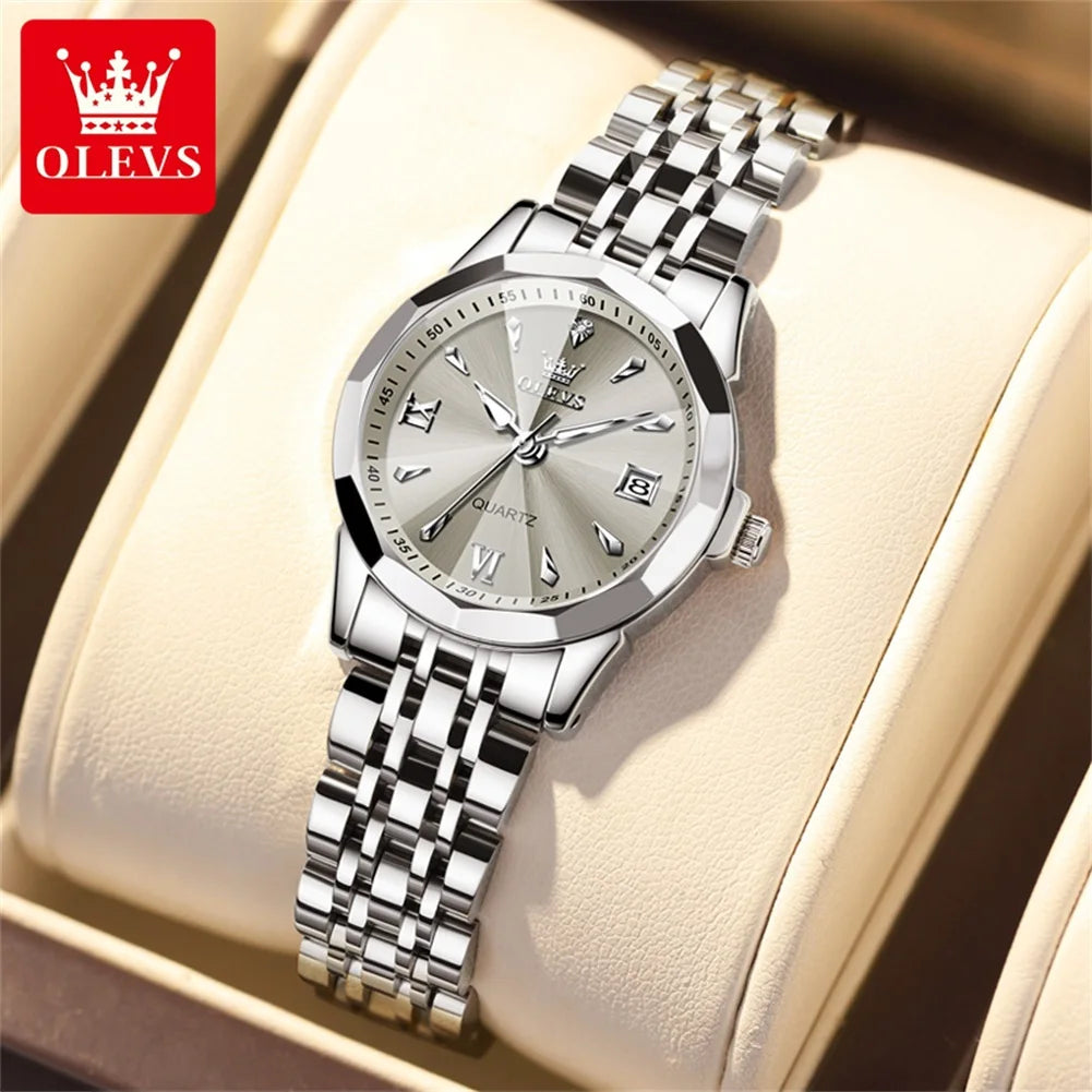 OLEVS Elegant Fashion Ladies Watches 9998 Original Quartz Women's