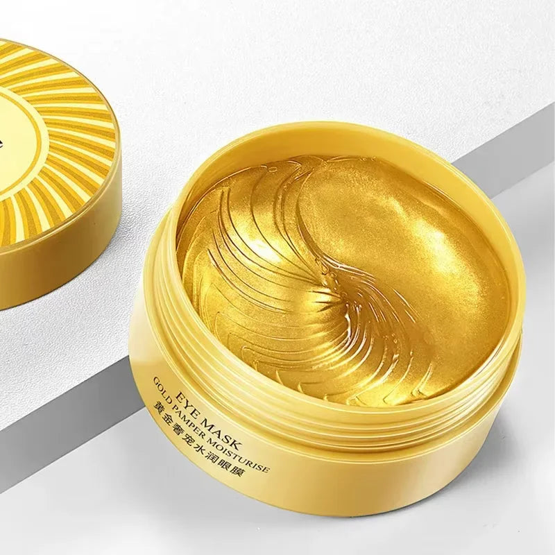 60PCS/120 PCS Eye Mask Avocado Gold Moisturize Firming Improve Eye Bags Eye Patches Anti Wrinkle Eye Patches for Dark Circles