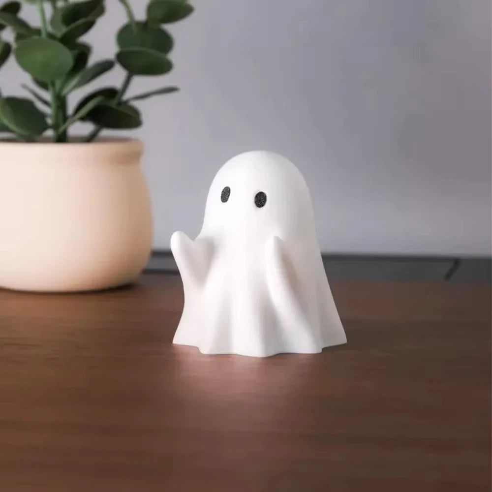 Spooky Ghost Pen Holder Funny Figurine Design Pencil Desk Organizer Accessory Gift for Families And Friends