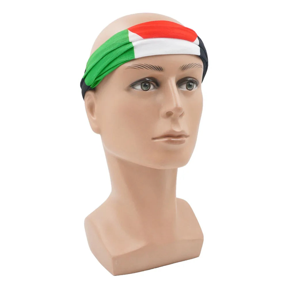 Palestine Flag Scarf25x 50cm Palestinian Keffiyeh Bandanas Neck Gaiter Seamless Arabia Scarves Palestine Arabic Face Masks