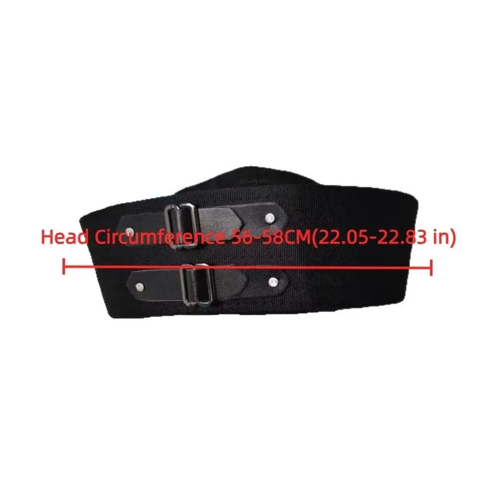 Y2K Black Leather Buckle Sailor Hat PU Versatile Vintage Beret