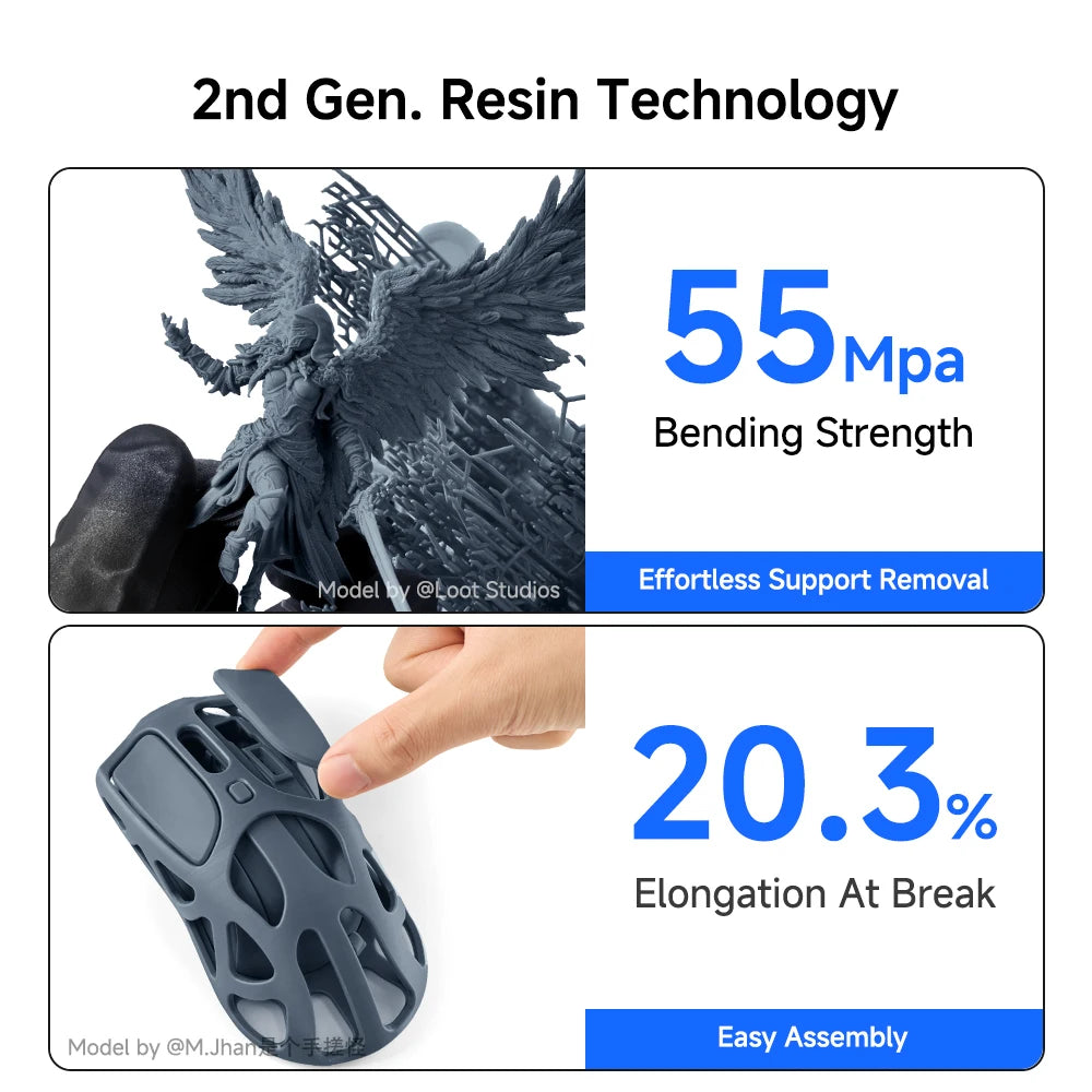 Anycubic 2.0 Resin 3D Printer Photopolymer Abs-like Resin Higher