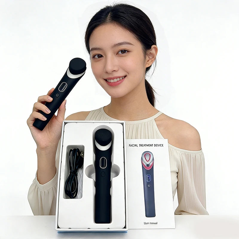 7 Colors Age-R Booster Pro with Gel Beauty Machine for Anti-Aging, Wrinkles Skin Rejuvenation, Lifting Tighten Home Use