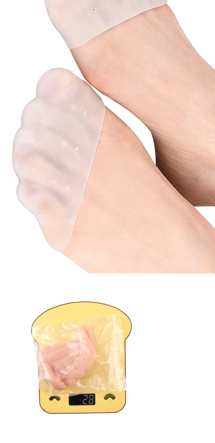 Toe toe guards, ballet shoes, toe sports anti-friction toe pads, soft high-elasticity toe forefoot half size pads