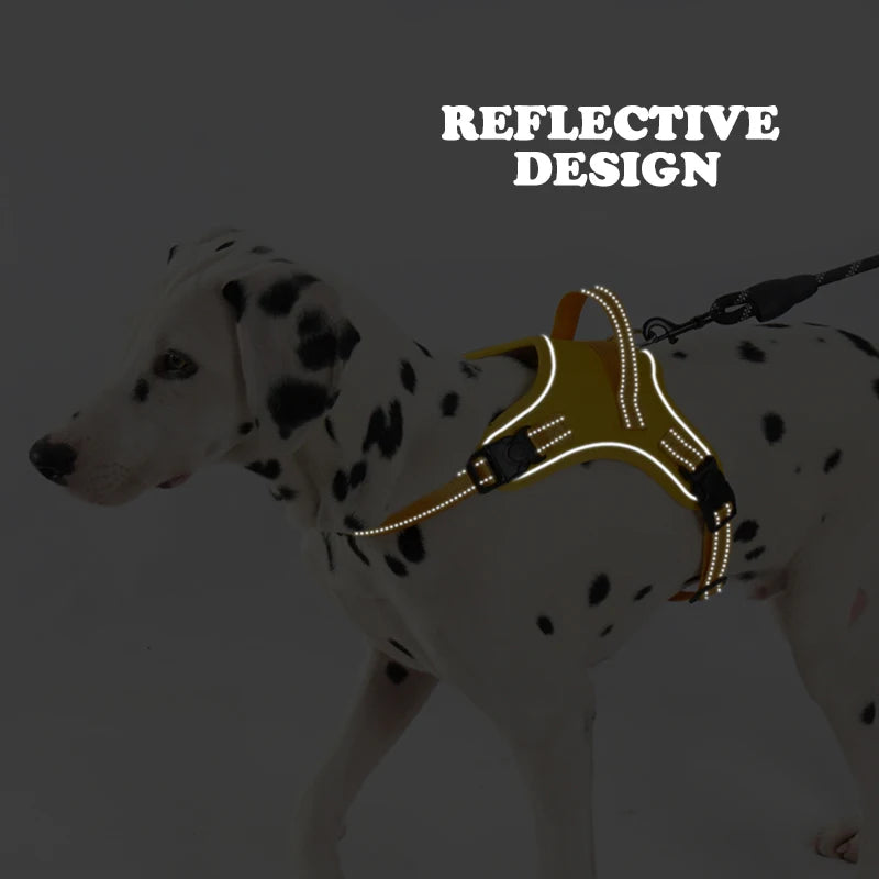 Dog Harness Pet Saddle Quick Wear Structure Protection Ultra Light Chest Strap Safety Anti Break Explosion Proof Dog Vest