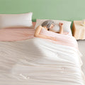 New Cooling Sensation Summer Duvet Brings Coolness Washed Ice Silk Blanket Instant Cool Quilt All Ages Silky Touch Comforter Set