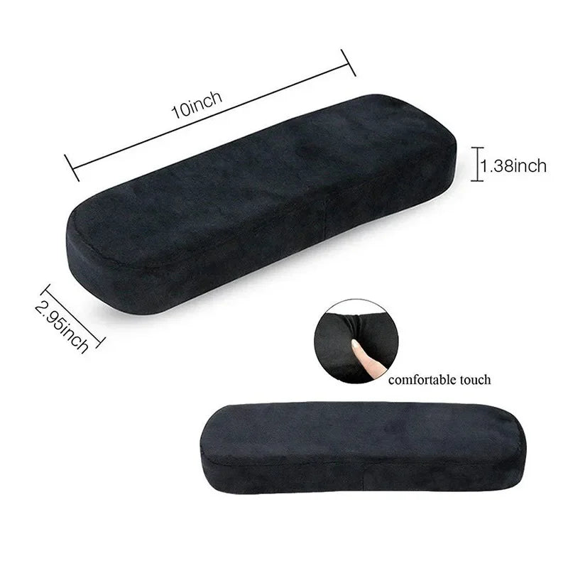 Useful 1Pcs2Pcs Office Chair Parts Arm Pad Memory Foam Armrest Cover Cushion Pads For Home Office Chair Comfortable Elbow Pillow