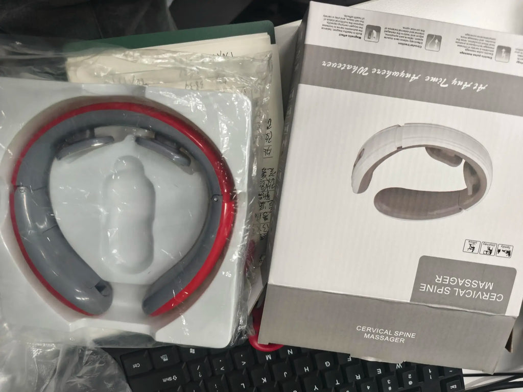 Htmck Electric Smart TENS Pulse Neck Massager Cervical Pain