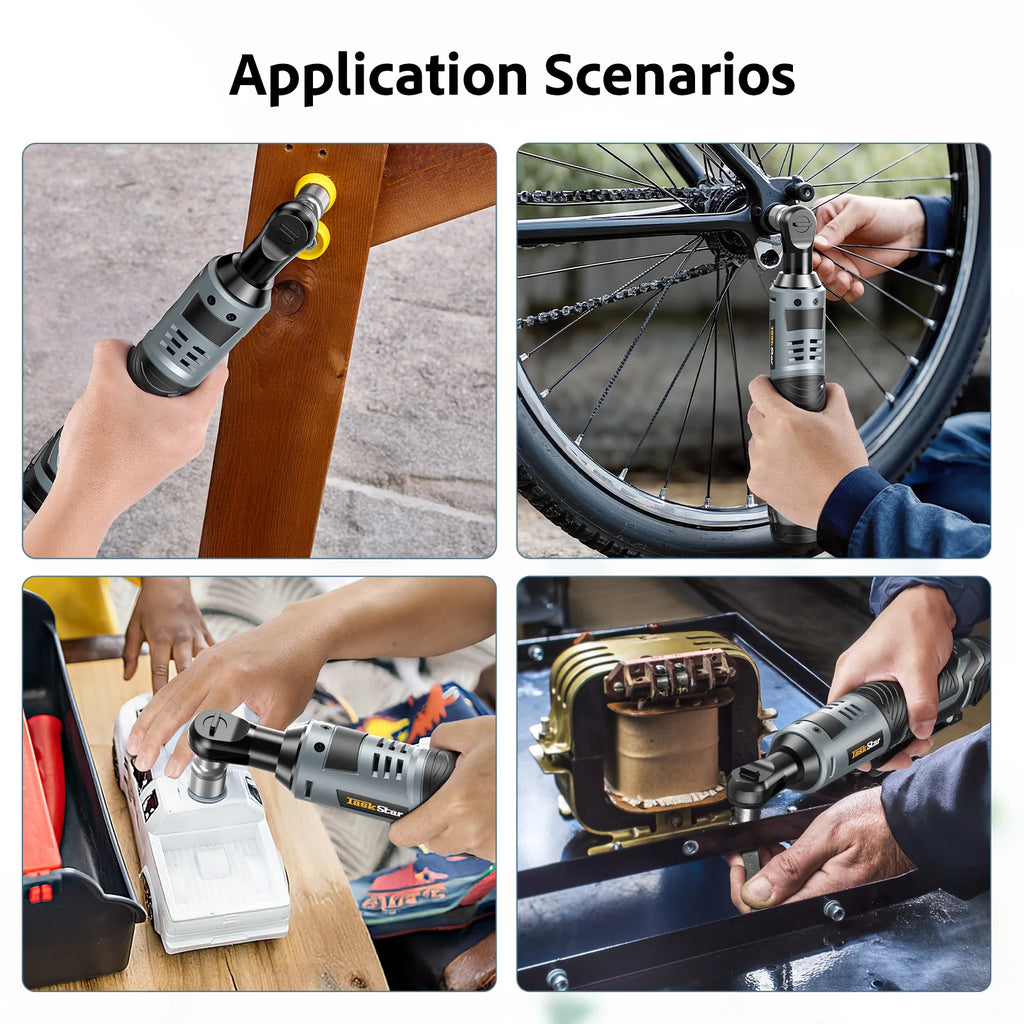 12V Cordless Ratchet Wrench With Sockets