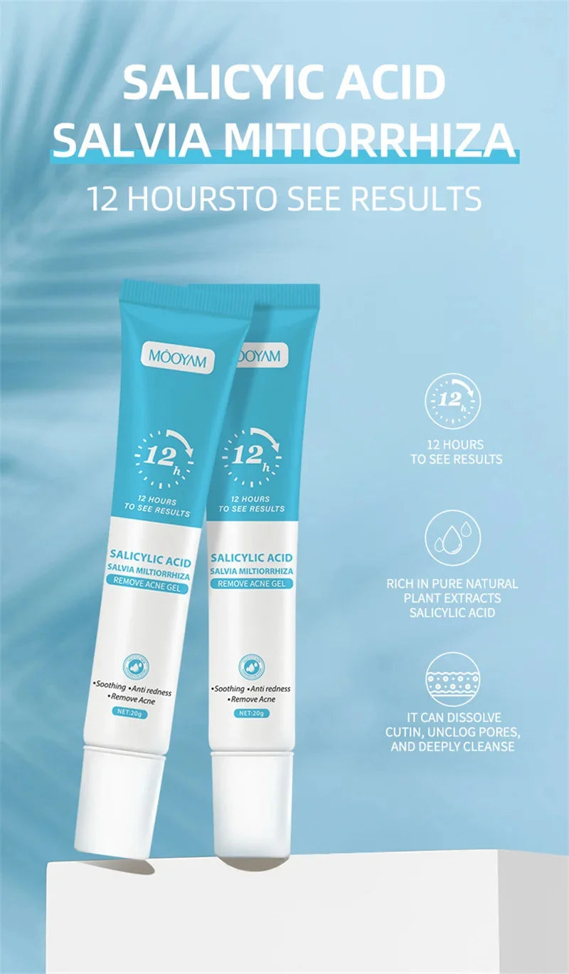 Acne Cream For Face Pimples Remover Treatment Shrink Pores Oil Control Lighten Acne Marks Whitening Smoothing Facial Skin Care