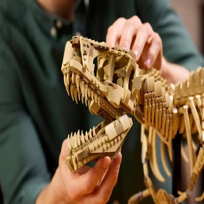 2025 New MOC 76968 Tyrannosaurus Rex Fossil Skeleton Model Home Decor Children's Boys' Holiday Gift
