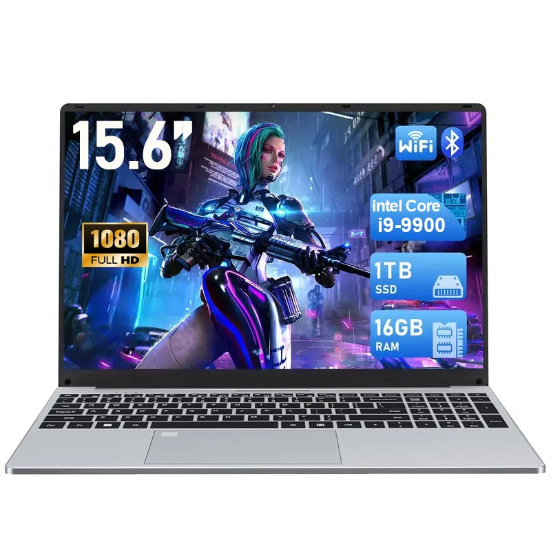 15.6-Inch Intel i9 Laptop, 16GB 1TB SSD