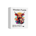 Cow Wooden Puzzle for Jigsaw Lover, Uniquely Stress Relieves Toys, Christmas Birthday Gift Home Decor Family Game