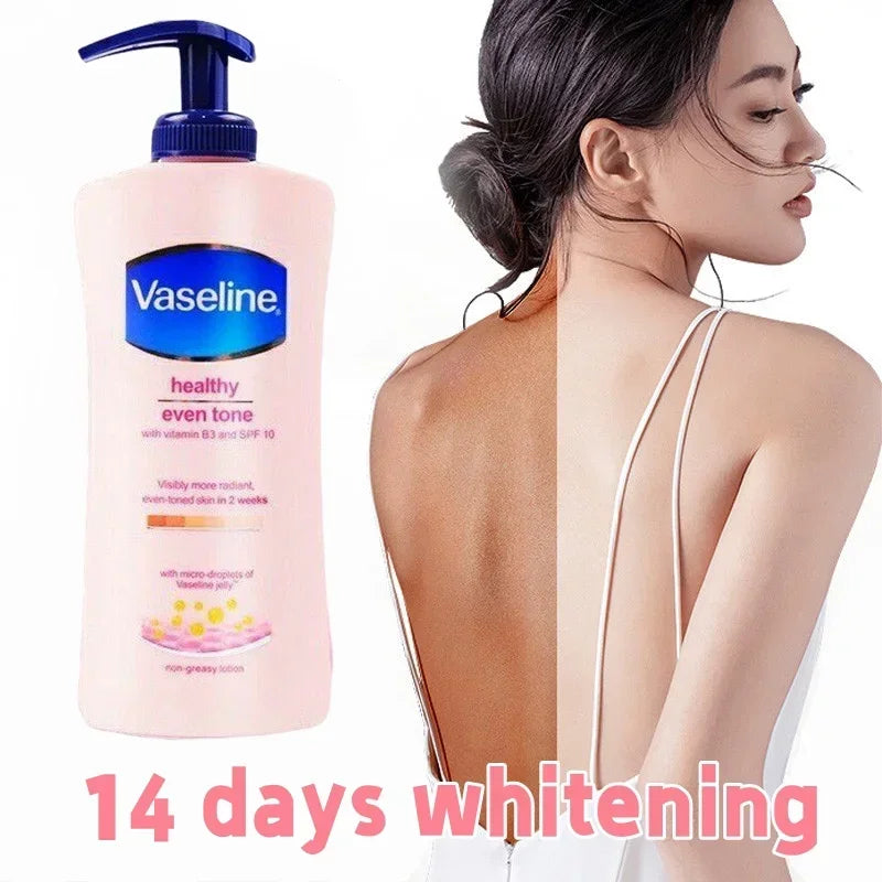 400ML Vitamin B3 Vaseline Nicotinamide Whitening Body Lotion Skin Care Healthy White Body Brightening Cream Contains
