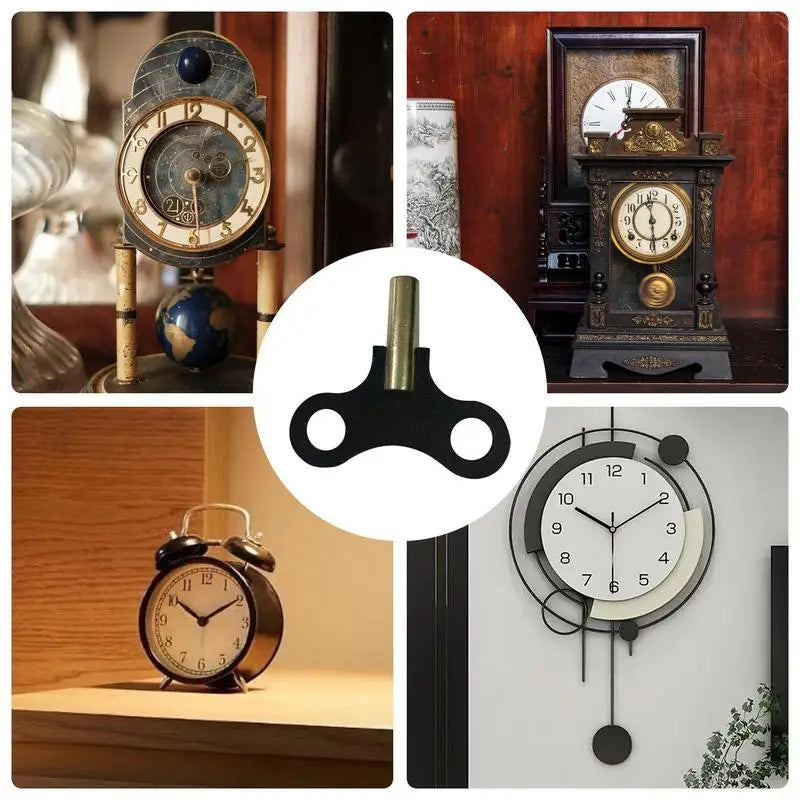 Key Wind Wall Clock Mechanical Clock Key Winding Parts Solid Clock Supplies Mechanical Clock Crank Winder Motor Kit For Watch