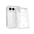 Cell Phone Accessories Anti-yellow Shockproof Clear Magnetic Case for