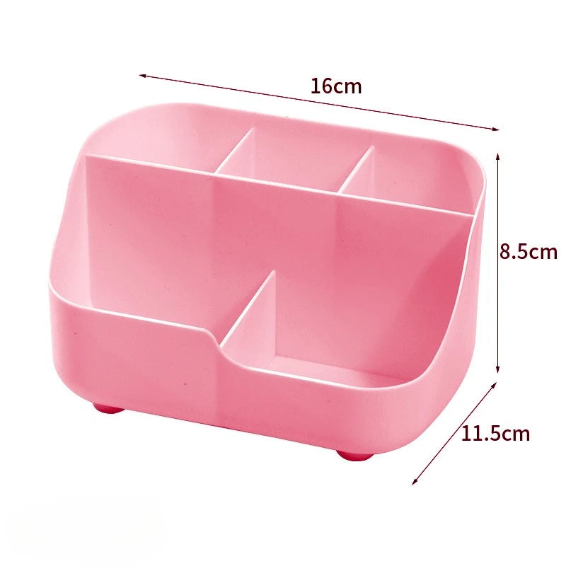 Multi-Compartment Storage Box - Large Capacity & Multi-Functional Desk Organizer for Office Supplies, Cosmetics Tidy Arrangement
