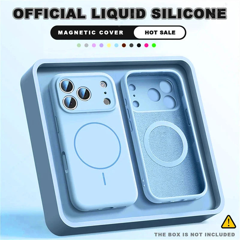 For Magsafe Liquid Silicone Phone Cases For iPhone 18