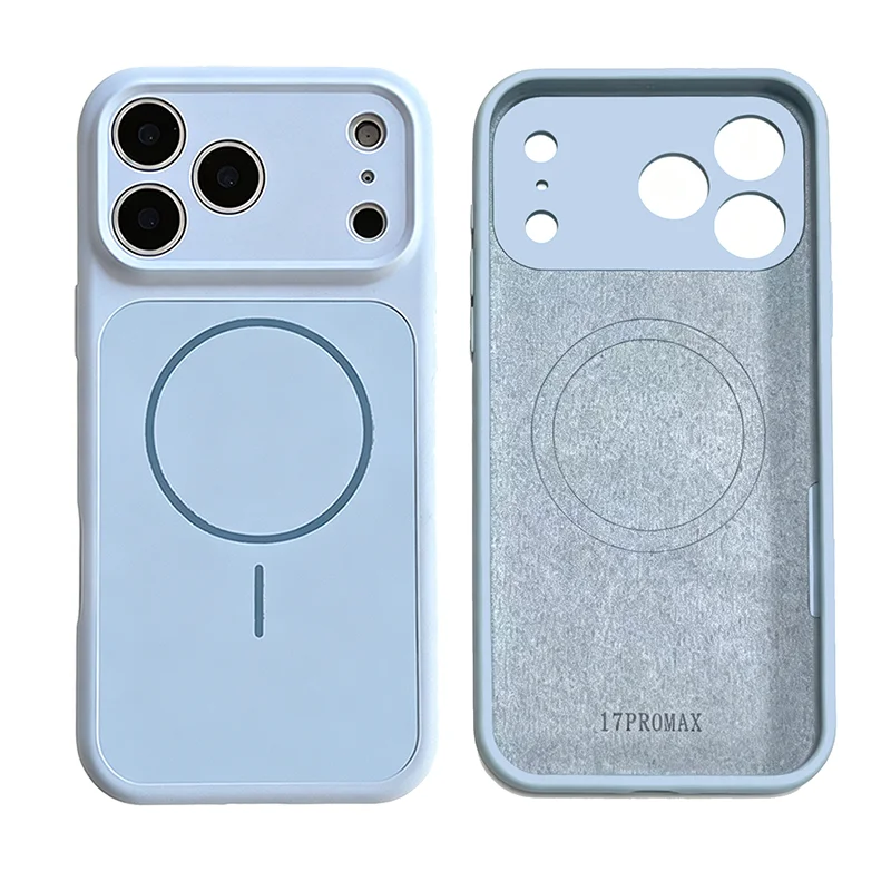 Magnetic Silicone Phone Case, Wireless Charging