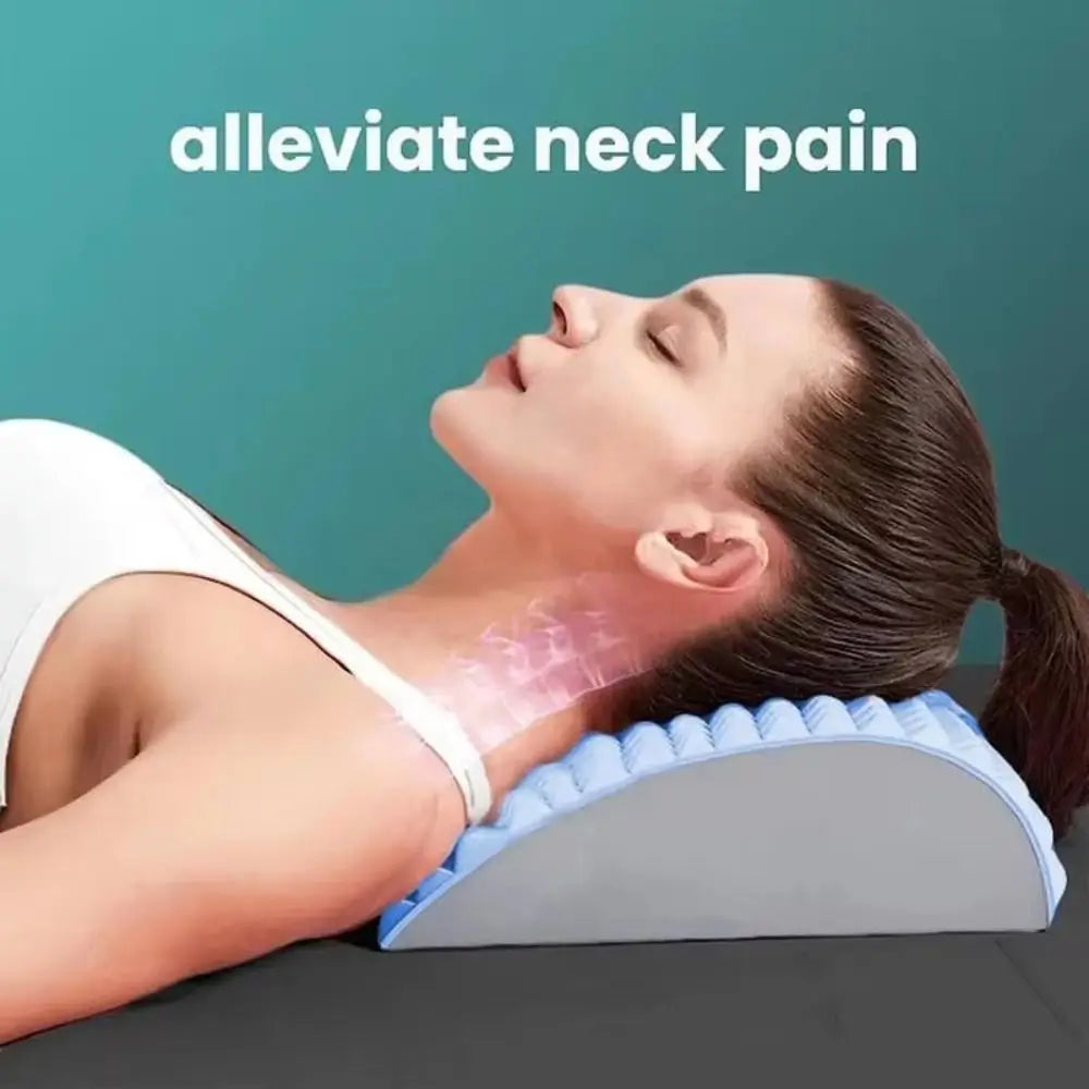 Device TPE Lumbar Back Massager EVA Neck Stretch Spine