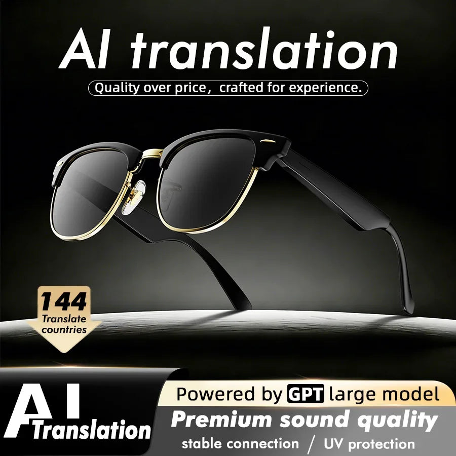 Smart Audio Glasses With Built-in Speakers