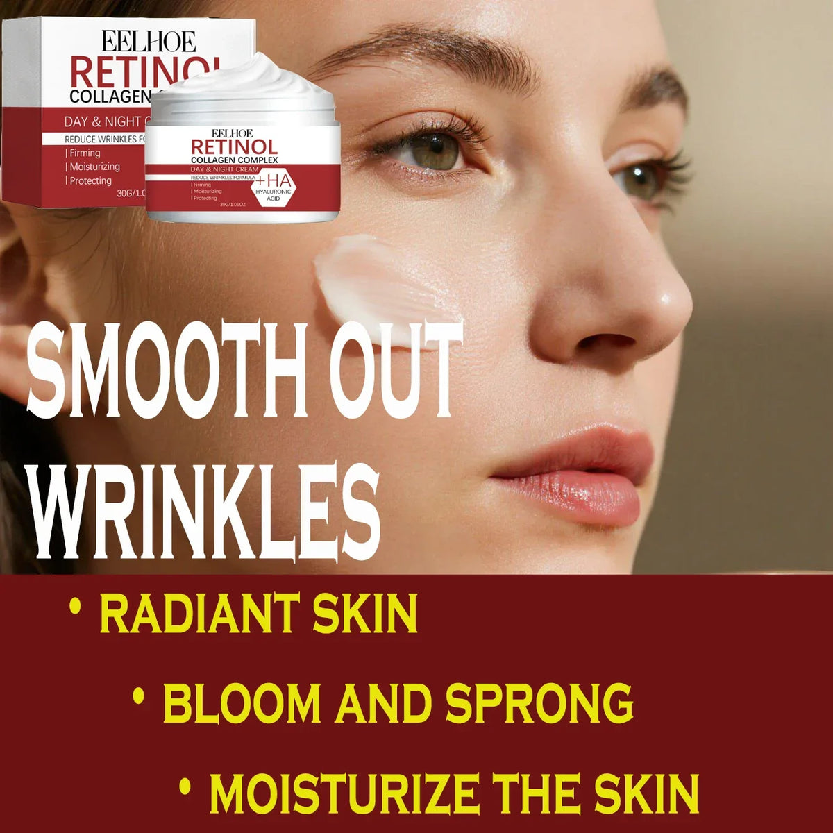 Retinol Lifting Firming Creams Collagen Wrinkle Remover Face Care Cream for Moisturizer Whitening Brighten Skin Care Products